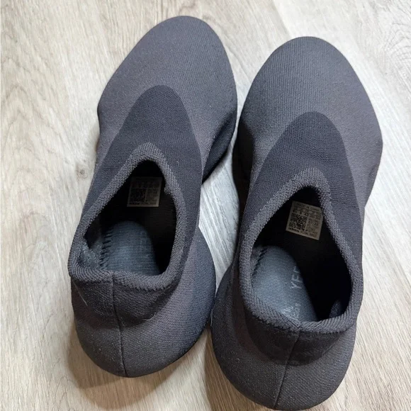 Adidas Men's Black Yeezy Knit Runner Slip-On Sneakers