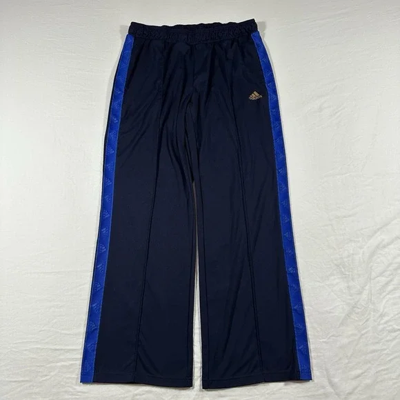Adidas Sweat Pants The Stripe Logo Elastic Waist Navy‎ Joggers Men's Large