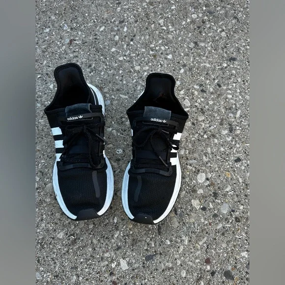 Adidas U Path Run Core Triple Black Running Shoes Sneakers Men's Size 11 G27636