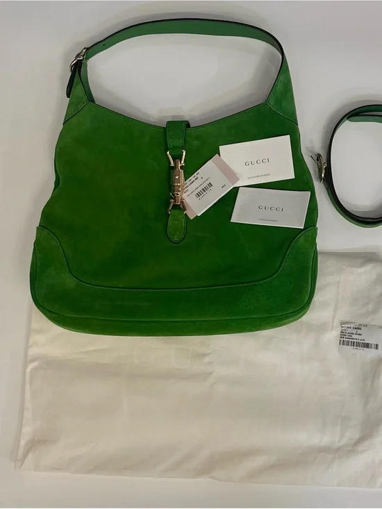 JACKIE GIORNO SUEDE HANDBAG