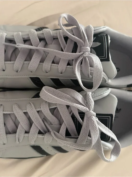 Adidas Superstar Shell toe Gray and Black sneakers