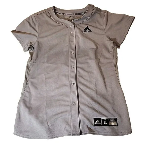 ADIDAS‎ Baseball Jersey Shirt Fast Pitch Player Athlete Mens Size Extra Large XL