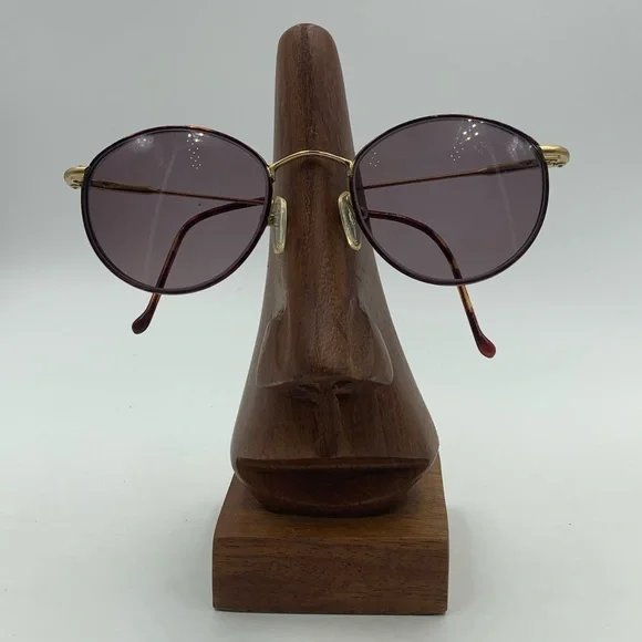Vintage Safilo Tortoise Gold Oval Sunglasses Frame