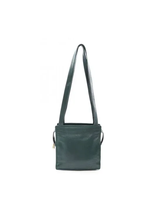 Loewe Tote Anagram Green Leather Shoulder