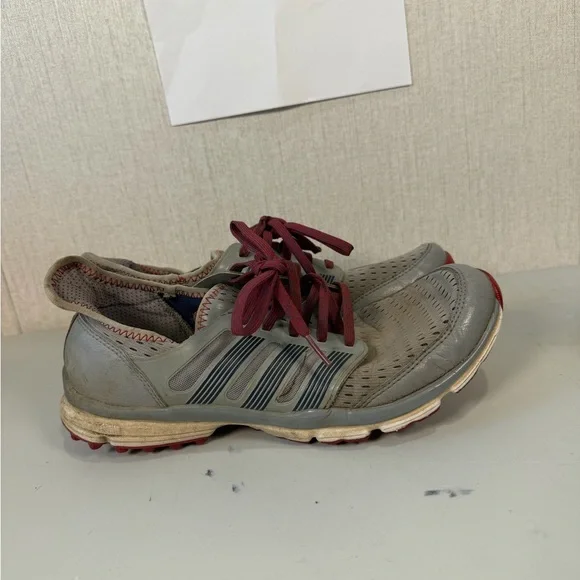 Adidas Climacool - Men's Sz 8.5 - Gray Spikeless Golf Shoes - Q44603 -‎ 2015