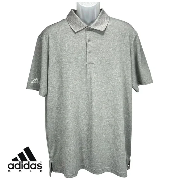 Adidas | Men’s XL‎ | Gray Golf Performance Polo Shirt UPF 50