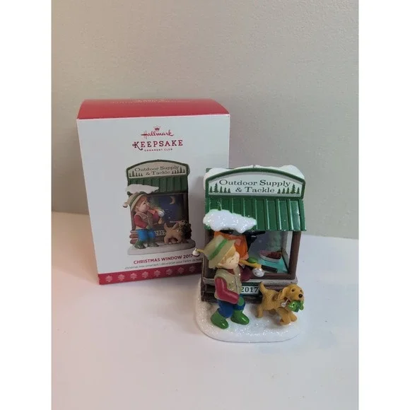 Hallmark Christmas Window 2017 KOC Keepsake outdoor supply and tackle fishing