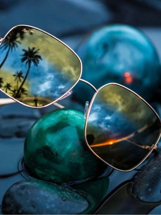 Maui Jim TRITON Polarized titanium sunglasses