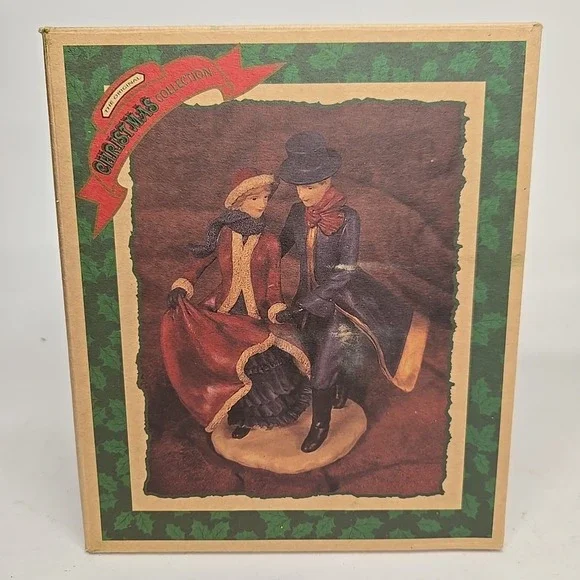 Cracker Barrel‎ The Original Christmas Collection Man And Women Figurine