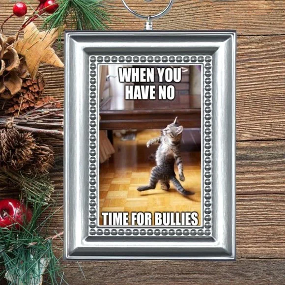 Cat Kitty Kitten Adorable Funny Christmas Tree‎ Ornament