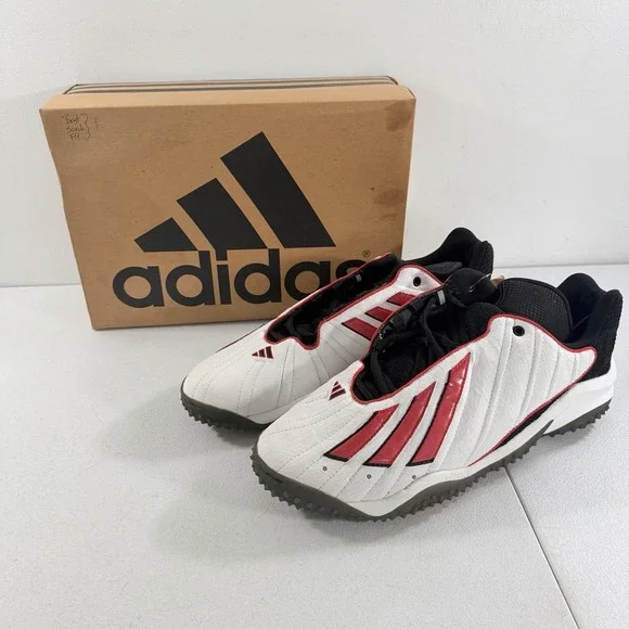 Vintage‎ Adidas Scorch Turf Lo Low American Football Shoes Cleats Men's Size 16