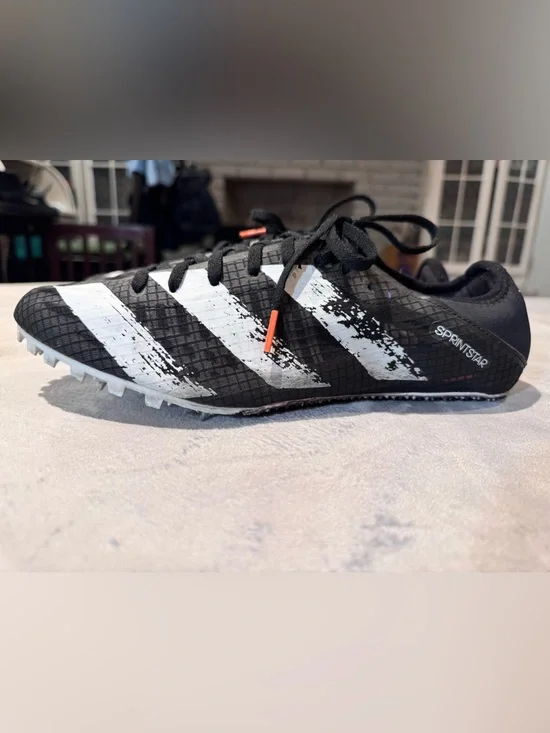 Adidas Sprintstar Track & Field Spikes Black White Men's Racing Shoes Men’s 11