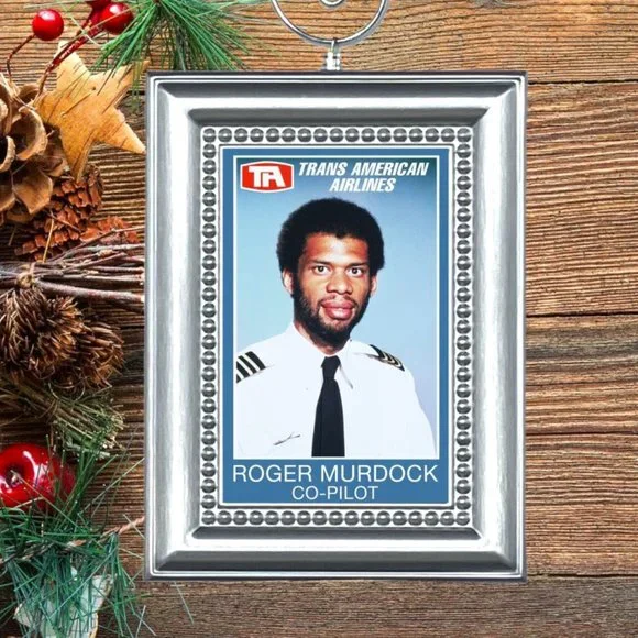 Airplane Roger Murdock Co-Pilot Retro Movie Memorabilia Christmas Tree‎ Ornament