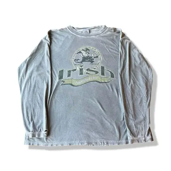 Vintage Adidas University of Notre Dame Fighting Irish Long Sleeve T-Shirt