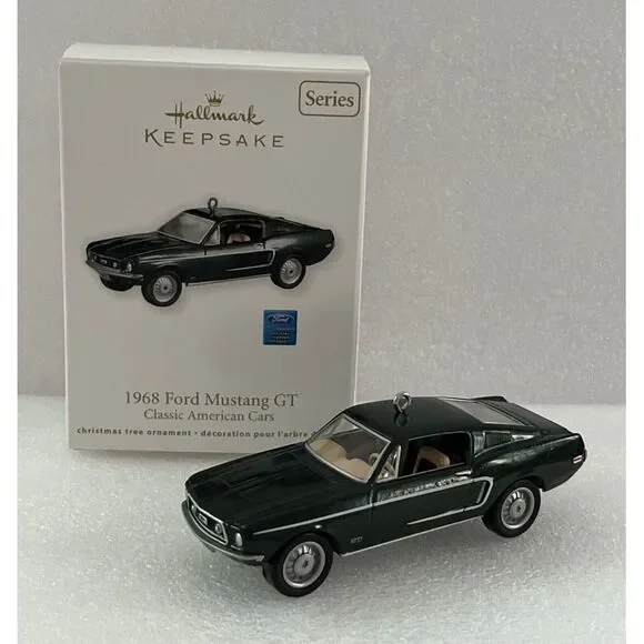 Hallmark Keepsake 1968‎ Ford Mustang GT Classic American Cars 21st In Series