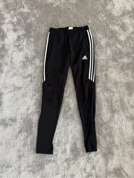 Adidas Black & White Stripe Cimacool Track Pants