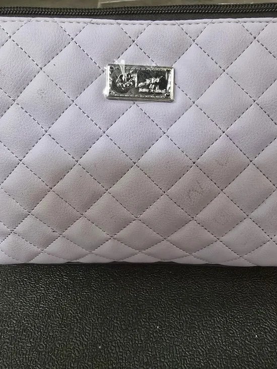 Betsey Johnson Quilted Lilac Crossbody Clutch - Women's Bag