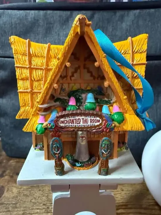 Disney Parks Enchanted Tiki Room Tiny Towns Miniature Hanging Ornament
