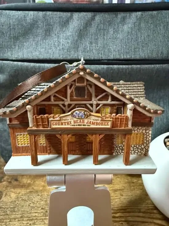 EUC Disney Parks Country Bear Jamboree Attraction House Christmas Ornament