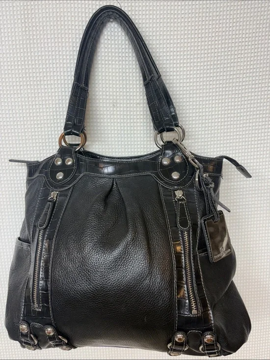 Etienne Aigner leather shoulder bag/satchel