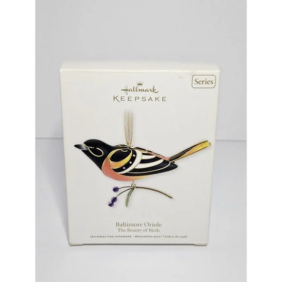 Hallmark Christmas Ornament 2011 BALTIMORE ORIOLE 7th in the Beauty of Birds