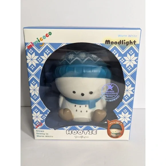 Mimicoco Warm White Moodlight  Hootie Owl nursery light lamp LED powered glowing