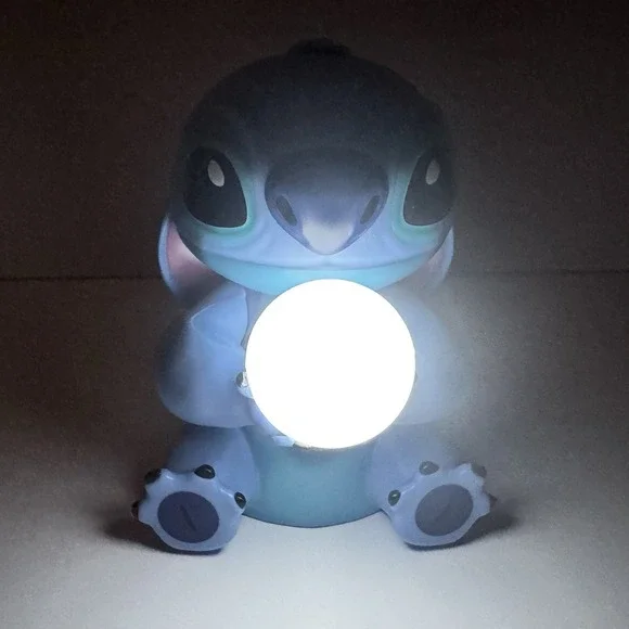 Disney Stitch Night Light Lamp Lilo & Stitch Kids Bedroom Decor Orb Light‎