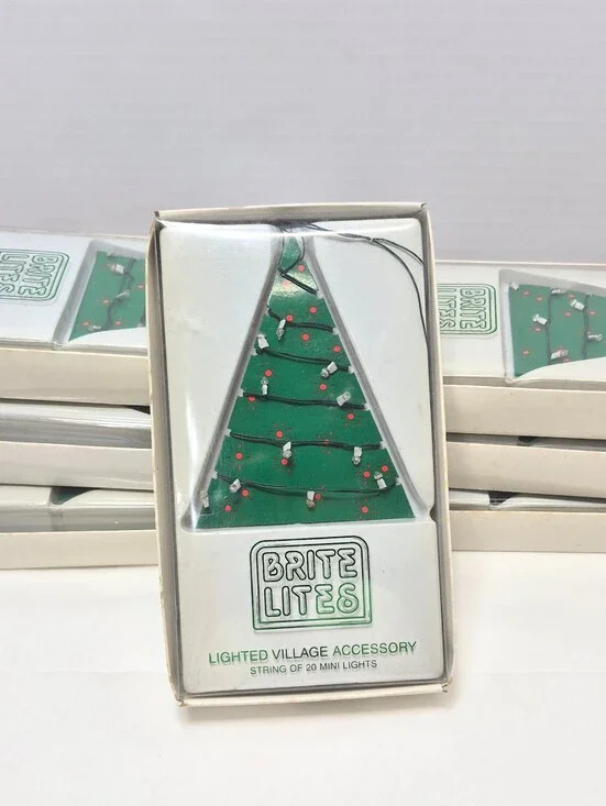 Dept 56 Brite Lites Village accessories lot of 7 packs