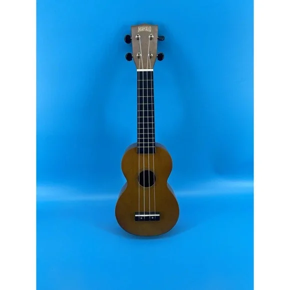 Mahalo MR1TBR Rainbow Series Soprano Ukulele, Transparent Brown