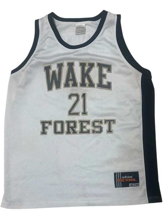 Tim Duncan Wake Forest Demon Deacons Adidas Jersey True School Sewn Men XL 52