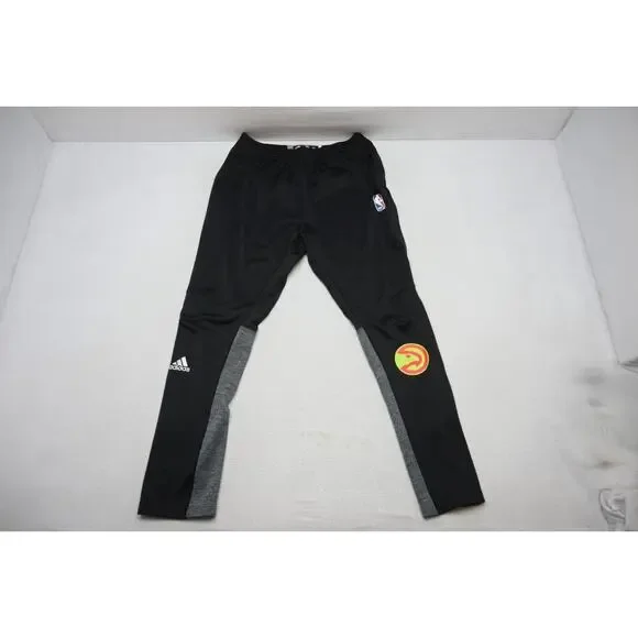 Adidas Sweat‎ Pants Slim Athletic Hawks Tear Away Black Mens Sz XL x 34