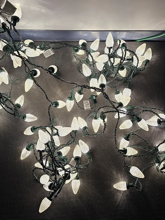 Cool White LED string Lights 4 Strands