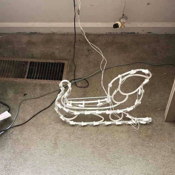 White Decorative LED Reindeer Light