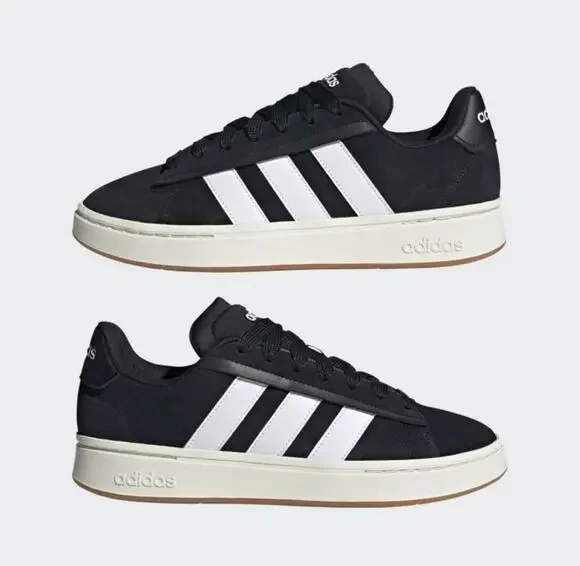 Adidas Grand Court Alpha 00s Men's Size 11.5 Sneakers Black White New Box