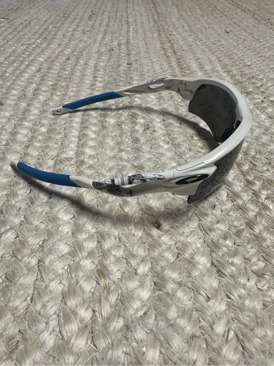 Oakley RadarLock White w/Gray/Teal Sunglasses