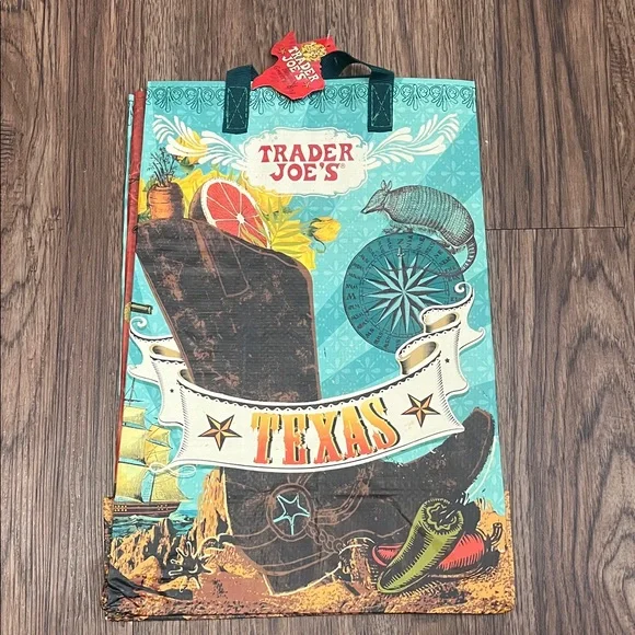 Trader Joe's TEXAS Mystery Bag Reusable Tote Bag