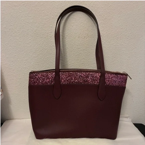 Kate Spade Flash Glitter tote