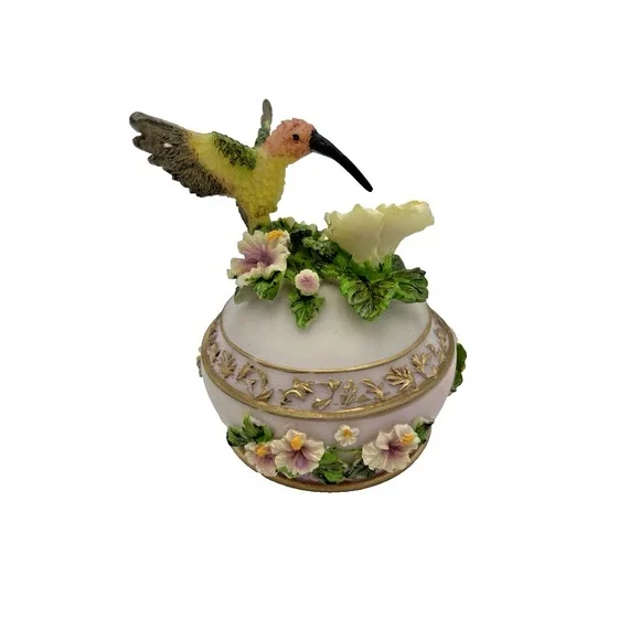Vtg‎ Hummingbird Songbird Treasures Music Box Collection Unchained Melody