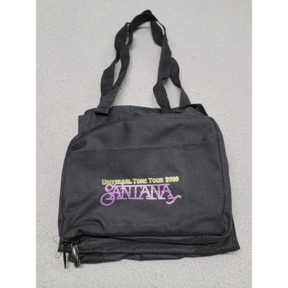 Santana Universal Tone Tour 2010 Leed's Black‎ Shoulder Tote Travel Organizer