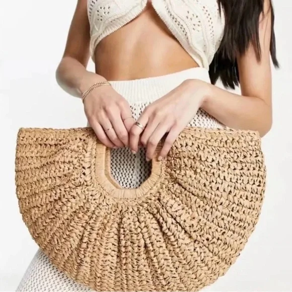 Boho Half Moon Hobo‎ Bag