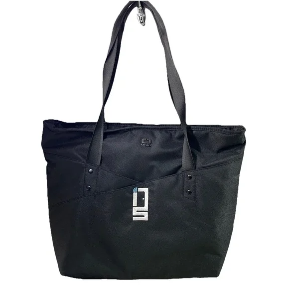 OGIO Downtown Unisex Black Tote Laptop Bag Shopping Bag College Book Bag14x19x4