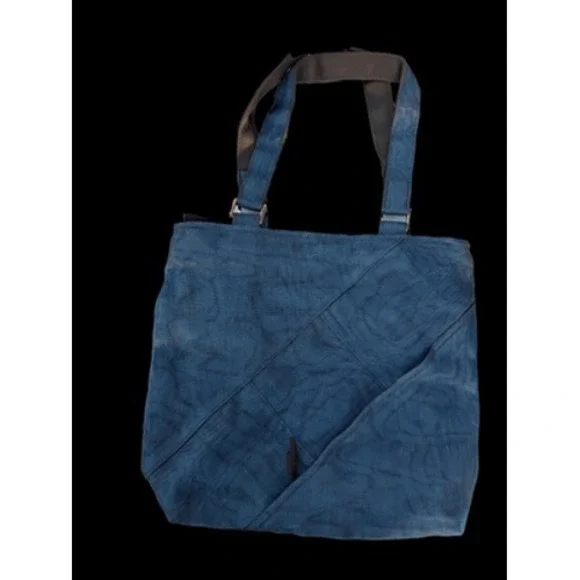 Smateria‎ Blue Recycled Net Mesh Tote Bag Crossbody Sustainable Shoulder Bag