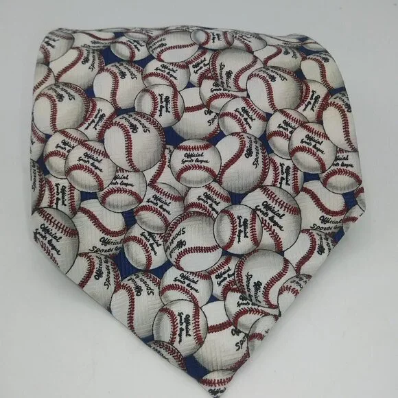 Briefly Stated Baseball Tie