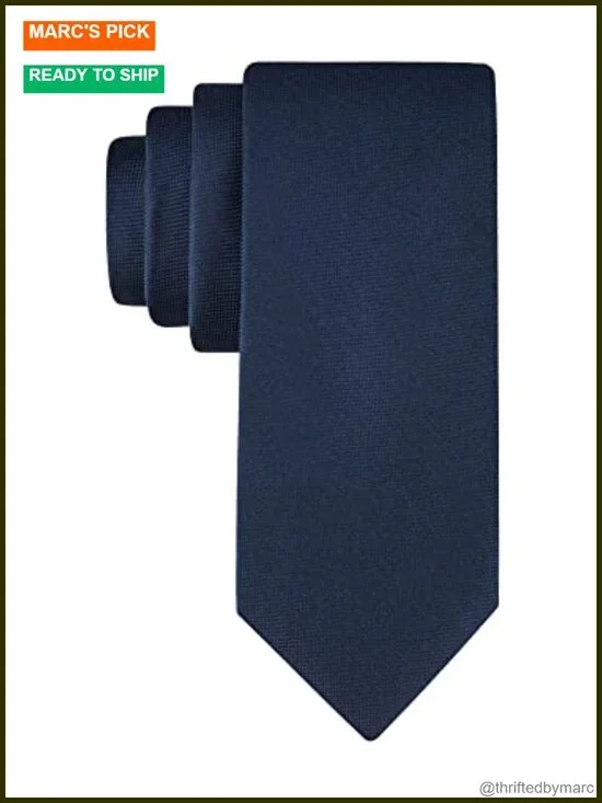 Men's Self-Tie Necktie - Recycled Polyester Blend for Work, Weddings &
