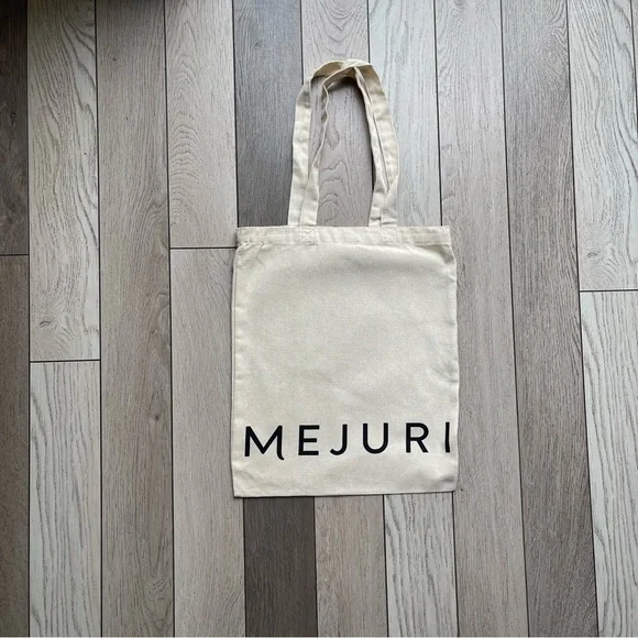 Mejuri Cream Canvas Tote
