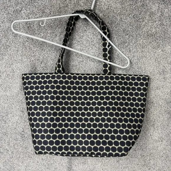 Perry Ellis Shoulder Tote Bag 11x18.5 Corporate Dropout Mod Travel Tech Noir