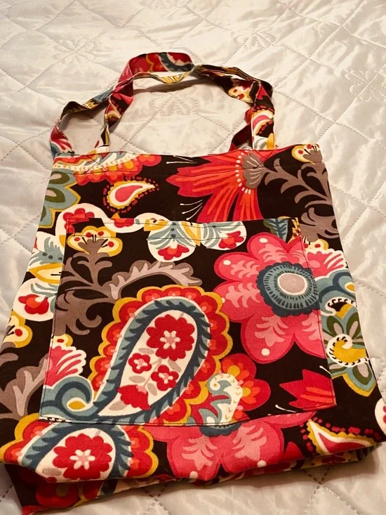 Floral Paisley Tote Bag in Multicolor