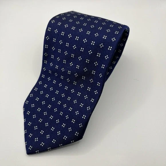 Brooks Brothers Irregular Tie Men's Geometric FLAW All Silk Necktie USA