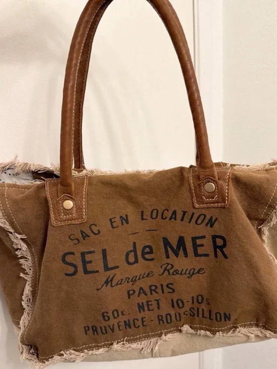Myra Canvas Tote Bag