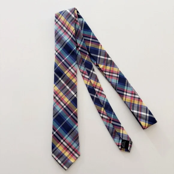 Bar III Plaid Slim Tie